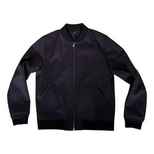 Large Men's APC Black Bomber Jacket